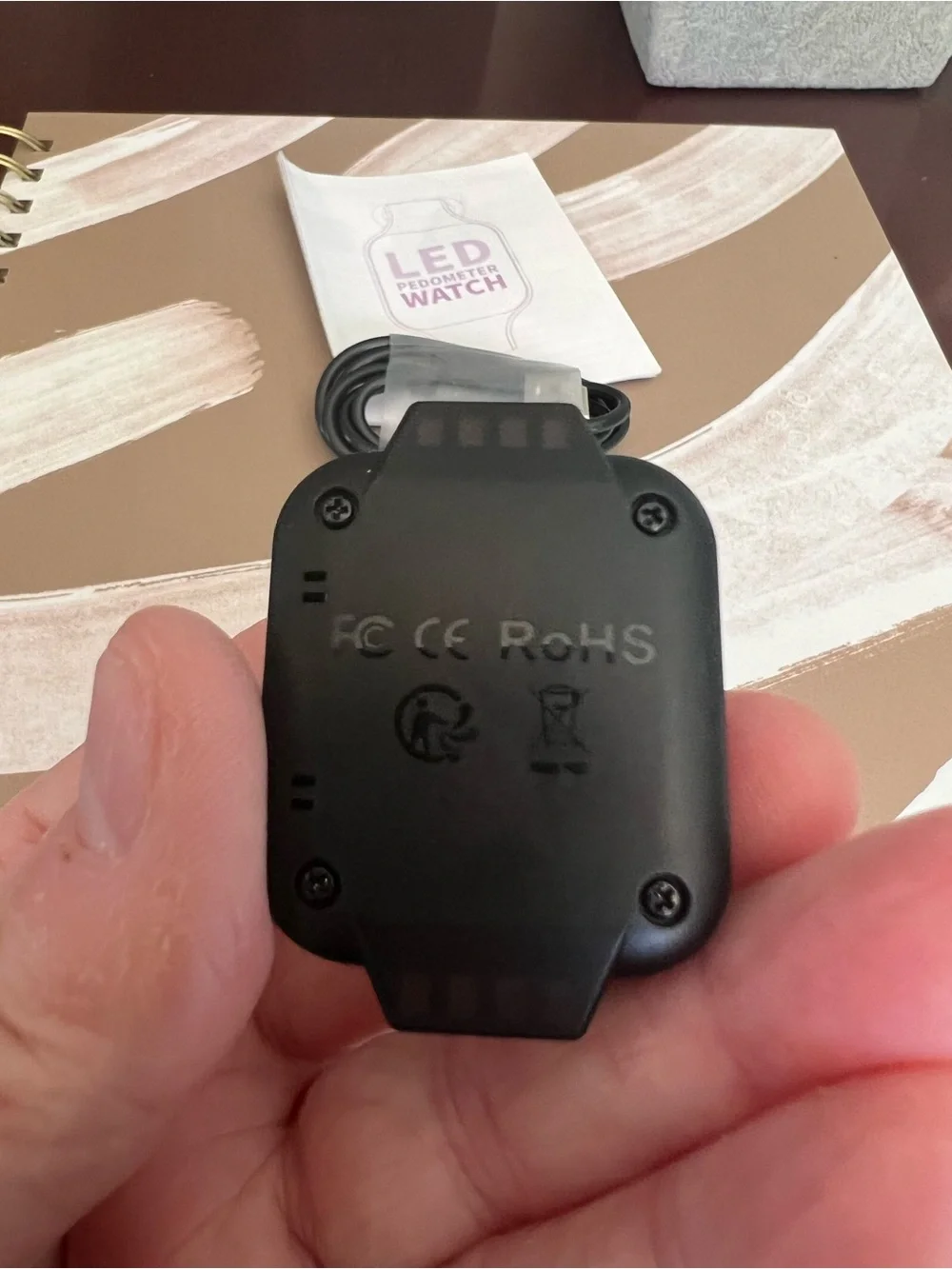 LED Pedometer Watch - Blue
